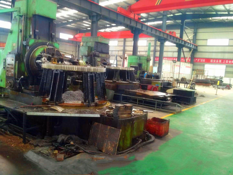 factory price slewing ring / turntable bearings production videos